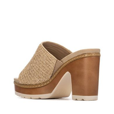 Women's Refresh Collection Block Heel Slip On Sandals 175282