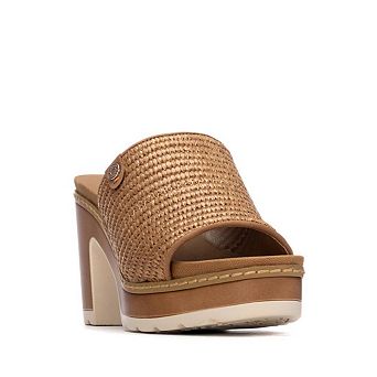 Women's Refresh Collection Block Heel Slip On Sandals 175282