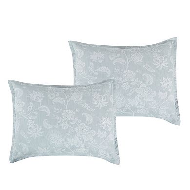 ESCA Green Floral Comforter Set