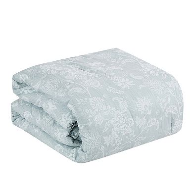ESCA Green Floral Comforter Set