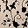 Apricot Black Floral