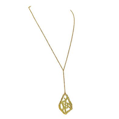 Adjustable Gold-plated and Pastel green Enamel Tala Necklace by Dhwani Bansal