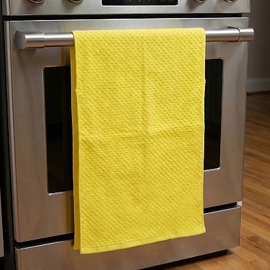 2 Pack Solid Color Cotton Kitchen Towels, Pure Cotton Soft Absorbent Dish Towel for Cleaning 15"x25"