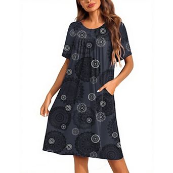 Ekouaer for Women Button House Dresses with Pockets