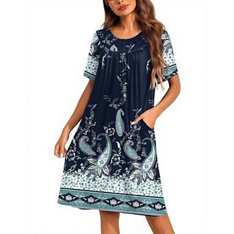 Ekouaer for Women Button House Dresses with Pockets