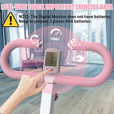 KWPZQEB Foldable Squat Machine for Home with Resistance Bands