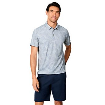 Free Country Men's SunFree UPF Printed Polo Shirt