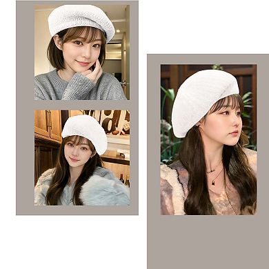 Beanie Knit Beret Hat for Women 1Pc