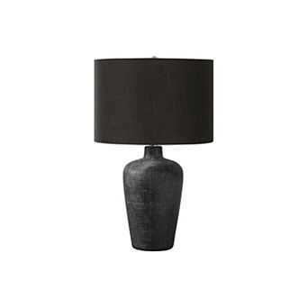 Lighting Table Lamp Black Ceramic Black Shade Contemporary