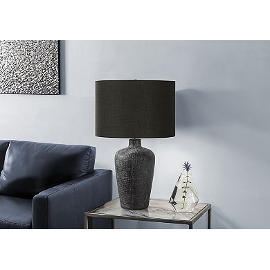 Lighting Table Lamp Black Ceramic Black Shade Contemporary