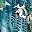 Teal Print
