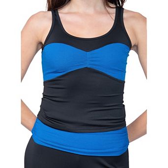 Jess by Meiko Women's Double Layer Bandeau Tank Top