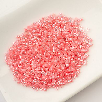 Cylin Bead 11/0 Glass Cylindrical Color Lined Seed Beads 25g Bag