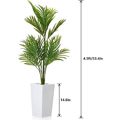 4.5FT Artificial Palm Tree with 18 Leaves