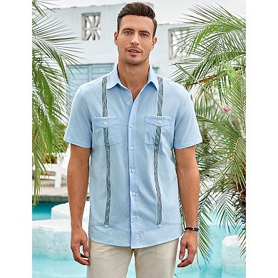 Men's Short Sleeve Shirt Casual Lightweight Summer T-Shirts