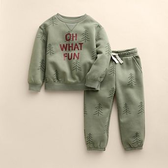 Kids 4-12 Little Co. by Lauren Conrad Fleece Sweatshirt & Pants Set