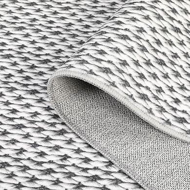 Washable Area Rugs Modern Print Distressed Rugs Soft LowPile with Rubber Backing