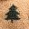 Beige Tree Print