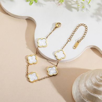 Four-Leaf Clover Lucky Bracelet