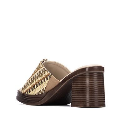 Women's Refresh Collection Block Heel Slip On Sandals 175028