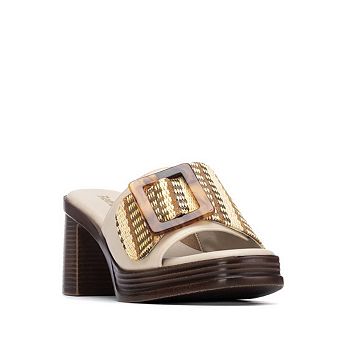 Women's Refresh Collection Block Heel Slip On Sandals 175028
