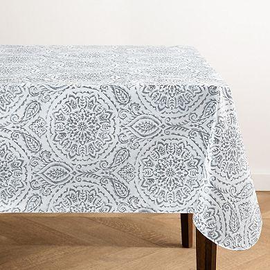 Elrene Home Fashions Savannah Square/Rectangle Vinyl Tablecloth