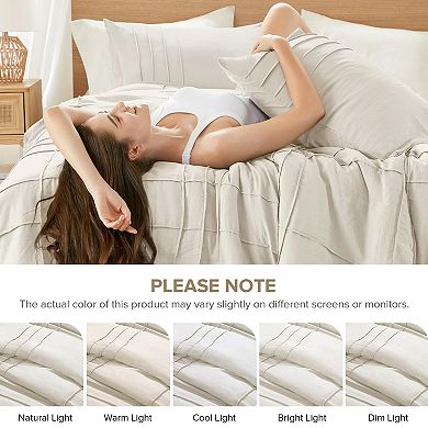 Extra Soft Microfiber Duvet Cover Set - All Season, Farmhouse Design