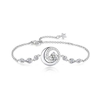 Pure Silver, Adjustable 6.7" + 1.2" Extension Chain, Exquisite Gift