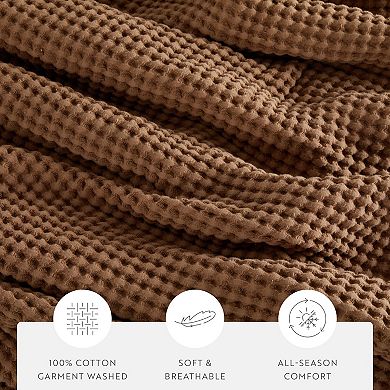 Waffle Weave 100% Cotton Bed Blanket