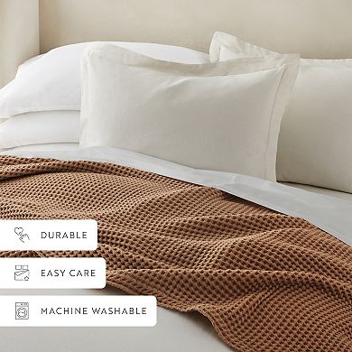 Waffle Weave 100% Cotton Bed Blanket