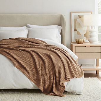 Waffle Weave 100% Cotton Bed Blanket