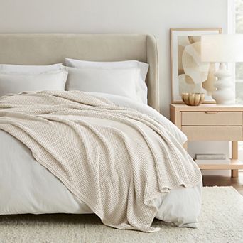 Waffle Weave 100% Cotton Bed Blanket