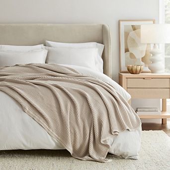 Waffle Weave 100% Cotton Bed Blanket