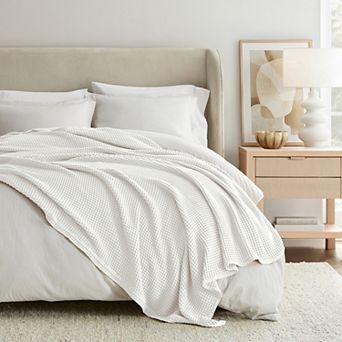 Waffle Weave 100% Cotton Bed Blanket