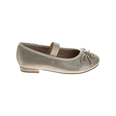 Badgley Mischka Dress Shoes for Girls Glitter Finish Classic Formal (Kids)