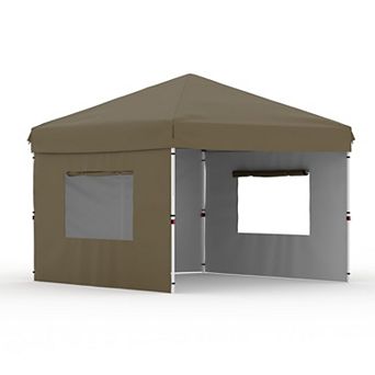 13x13FT Pop Up Gazebo Canopy Tent with Mosquito Netting Pop Up Canopy with Double Roof Design