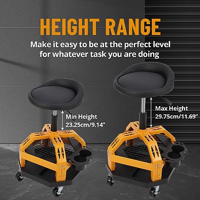Rolling Garage Stool