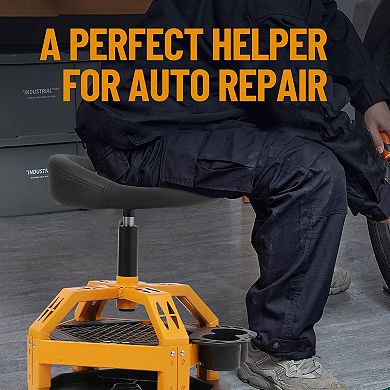 Rolling Garage Stool