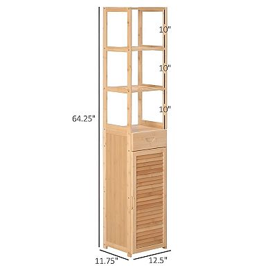 Multi-Purpose Wicker Cabinet with Drawer and Ventilated Bottom Cabinet