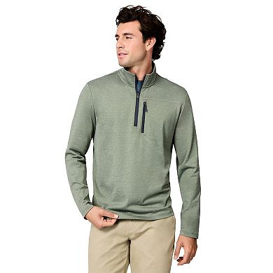 Free Country Men's Tech Double Face Quarter Zip Shirt