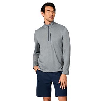 Free Country Men's Tech Double Face Quarter Zip Shirt