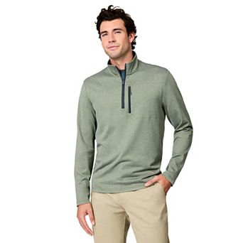 Free Country Men's Tech Double Face Quarter Zip Shirt