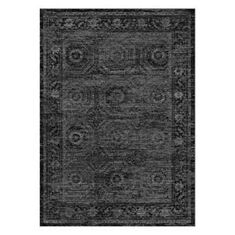 Retro Washable Rug Soft Non-Slip Carpet for Living Room & Kitchen