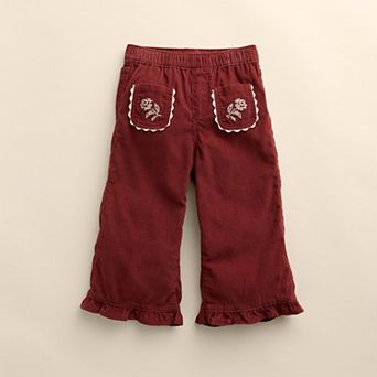 Girls 4-12 Little Co. by Lauren Conrad Organic Corduroy Ruffle Pants