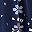 Navy Blue Floral