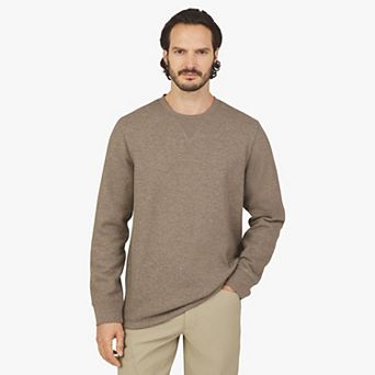 Men’s Eddie Bauer Sherpa Lined Long Sleeve Thermal Crewneck Top
