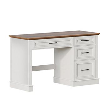 47" Executive Desk with File Drawer, Computer Desk with 4 Drawers for Writing, Study, Home Office