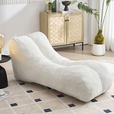 KWPZQEB Modern Creative Large Bean Bag Chair with High-Quality Sponge for Living Room