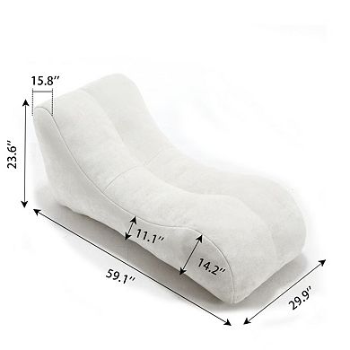 KWPZQEB Modern Creative Large Bean Bag Chair with High-Quality Sponge for Living Room