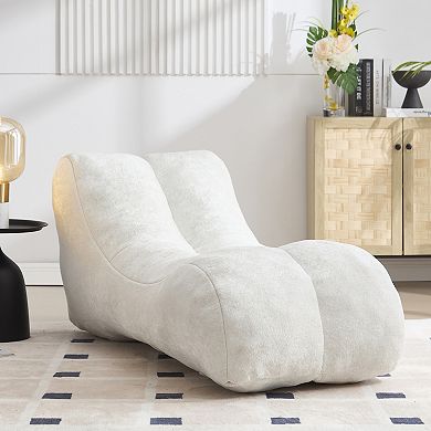 KWPZQEB Modern Creative Large Bean Bag Chair with High-Quality Sponge for Living Room